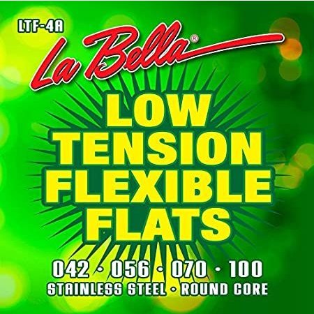 LaBella LTF-4A Low Tension Flexible Flats Electric Bass Strings＿並行輸入品