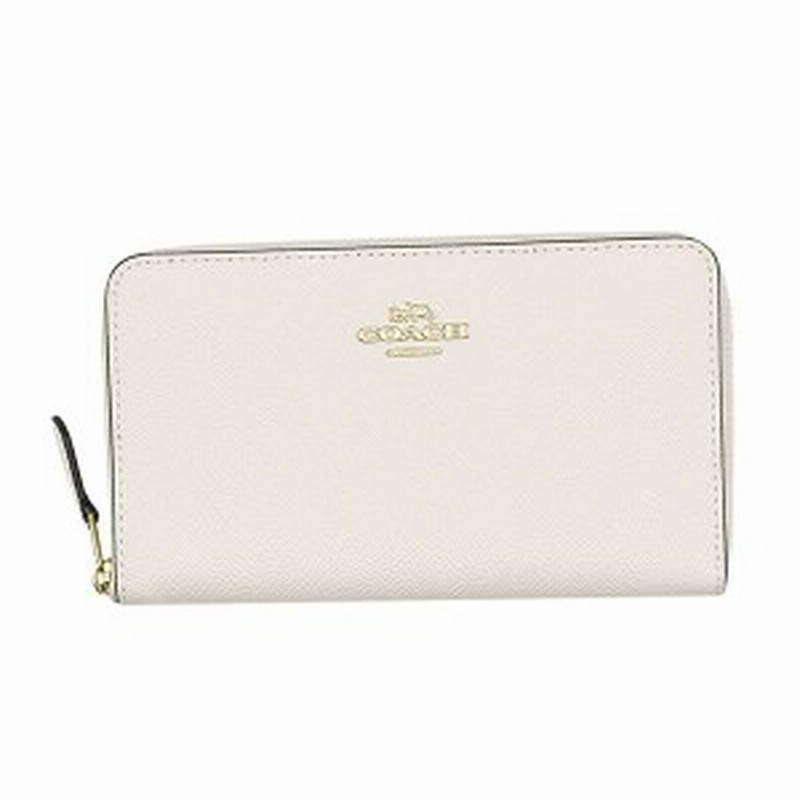 コーチ Coach 財布 長財布 ラウンドファスナー レディース ホワイト 白 ゴールド ロゴ ブランド 即納 通販 Lineポイント最大1 0 Get Lineショッピング
