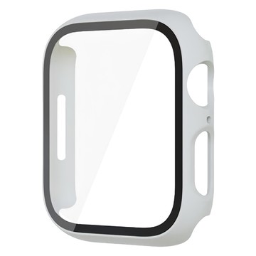 POLYWELL 寶利威爾 Apple Watch 一體式鋼化膜保護殼 PW15-T96-A432 41mm  Apple Watch 7/8/9代  白色  1個