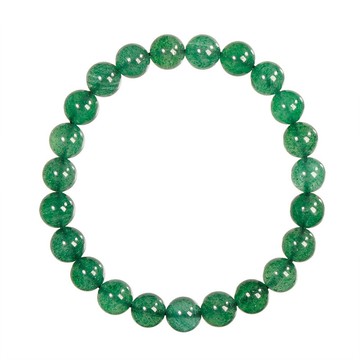 【正佳珠寶】綠草莓晶 高品淨透綠草莓籽 7.8-8.3mm 綠草莓晶手珠