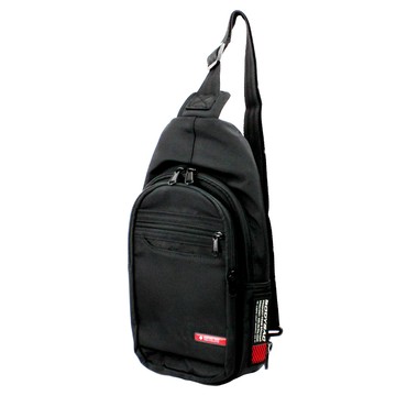 BODYSAC-黑色機能防水單肩包 b1506