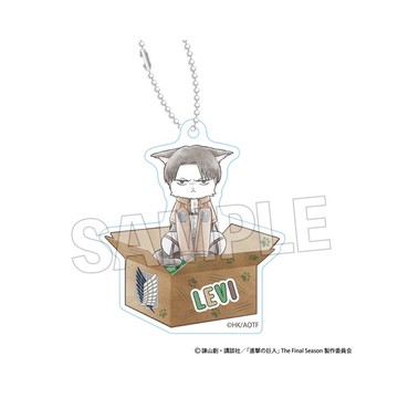 進擊的巨人 調查兵貓 名字鑰匙圈 兵長