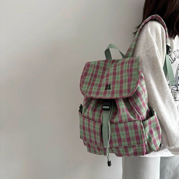 【Darling】日系高顏值書包女抽繩減負初中生高中防潑水揹包登山旅遊雙肩包女