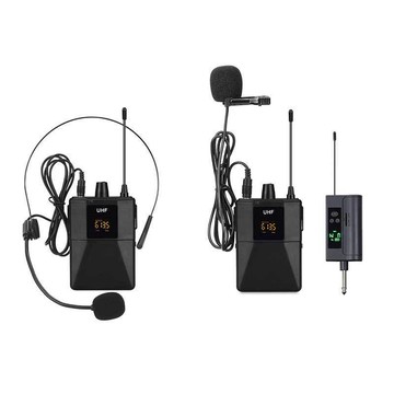 無線領夾麥克風胸麥演出唱歌頭戴舞臺話筒耳麥戶外演講教學防嘯叫【宜家良品百貨】