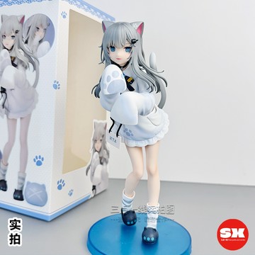 台現免運💜甘城貓貓 貓羽雫 貓娘 gk手辦 美少女 甘城なつき 公仔 可愛玩偶 人偶娃娃創意擺件 二次元 動漫模型 禮物