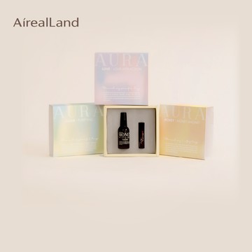 【九粒聯名】AURA｜精油顯化香氛禮盒（噴霧+滾珠）：《淨化/招財/愛情》三款完美比例香氛，是生活質感，更是顯化最佳儀式