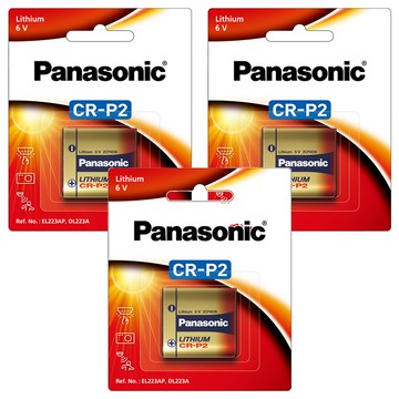 Panasonic CR-P2 鋰電池  3個  1入