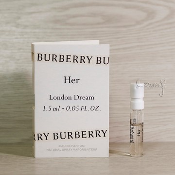 BURBERRY 倫敦之夢 Her London Dream 女性淡香精 1.5mL 可噴式 試管香水 全新