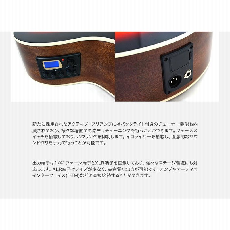 Sepia Crue EAW-01 BK バックライト付きのチューナー機能を内蔵