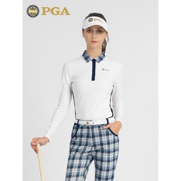美國PGA 高爾夫服裝女裝褲子上衣長褲T恤POLO衫英倫夏季套裝 顯瘦