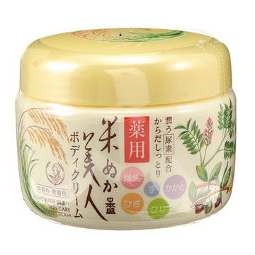 日本盛 米糠美人 米糠美容身體乳霜 140G 無香料/無色素 身體乳