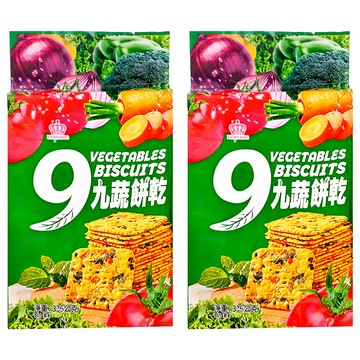 日日旺 9蔬餅乾  336g  2袋