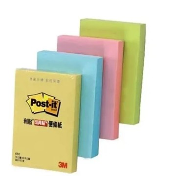 【3M】656 可再貼便條紙/便利貼 76X50.8mm (100張/本) 四色可選