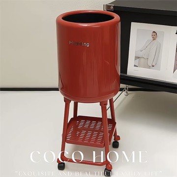 【新家的100個快遞】免彎腰垃圾桶廚房高腳垃圾筒客廳紙簍置物架