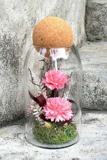 溫柔粉色-康乃馨瓶中花