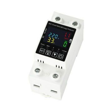 涂鴉WIFI手機遠程控制開關過欠壓過載流漏電定時重合閘電源保護器[DD1121001]