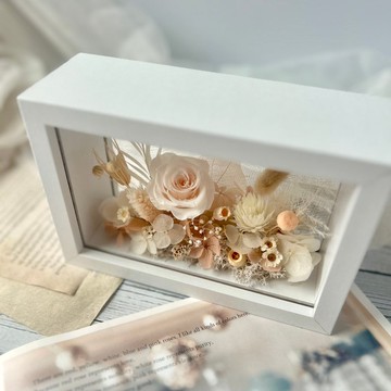 玫瑰永生花框 客製化刻字 畢業禮物 生日禮物