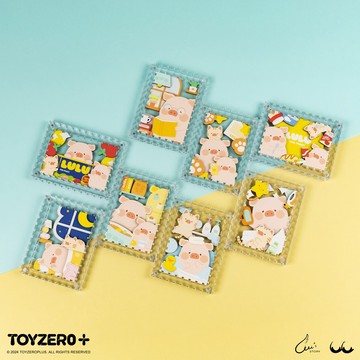 Lulu豬的懶懶日常系列美好時光拼圖盲盒(6入盒裝)