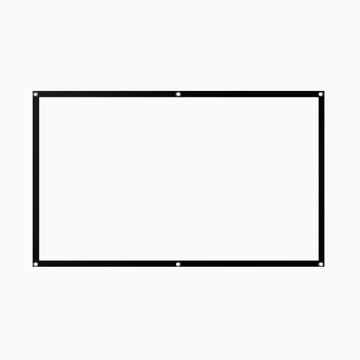 投影儀幕布戶外投影幕掛裝幕室內掛貼墻散定制便攜簡易幕便攜設計[DD230109]