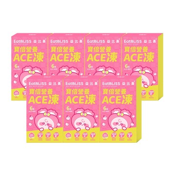 【EatBLISS益比喜】寳倍營養ACE凍-水蜜桃口味105入(15入/盒)x7