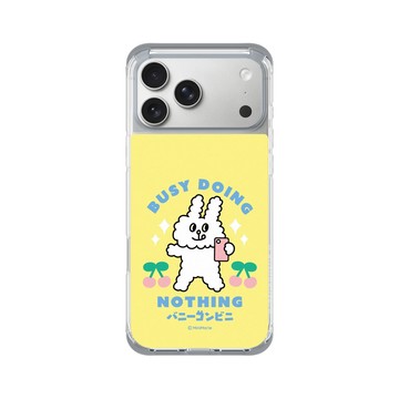 iPhone 17 Pro Max ClearX (MagSafe 兼容) 霜透灰 - Bunni Konbiny - Busy Doing Nothing