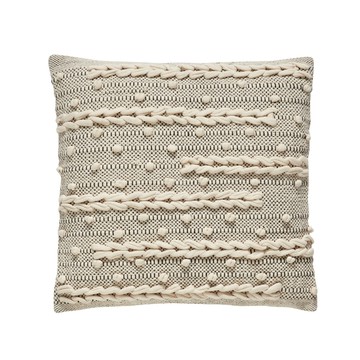 【Hübsch】立體球編織抱枕(含枕心)