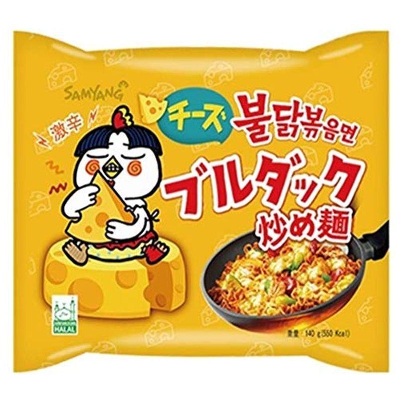 三養チーズブルダック炒め麺 (5食パック) 日本版 140g×5食入り