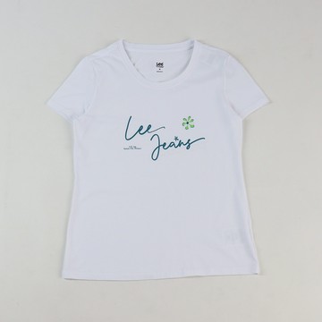Lee 女款 草寫LOGO 短袖T恤 | Modern