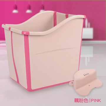 兒童折疊洗澡桶 小孩泡澡桶 家用寶寶淋浴桶 嬰兒大號浴盆 可坐躺游泳 全館免運