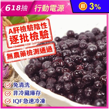 【幸美生技】加拿大IQF急速冷凍新鮮夢幻野生藍莓1kg/包 SGS認證 莓果