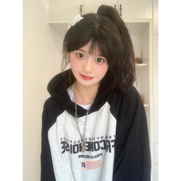 已售9642件💖赤道少女 純棉連帽衛衣 帽t 薄衛衣 長袖上衣 oversize 帽t 潮流衣服 ins風 刷毛 圖案