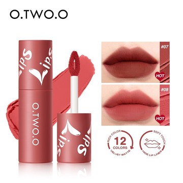O.TWO.O美妝 脣泥 啞光 霧麵 脣頰 兩用 腮紅 口紅 空氣脣釉 不沾杯 脣彩9144  HMEL NSKQ