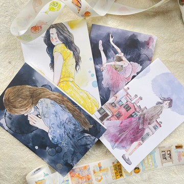 【2026 限定】Ding Ding Girls A5手帳本 便攜旅行筆記本