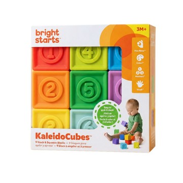 kids2 美國■Bright Starts 彩色數字軟積木 BS-12616
