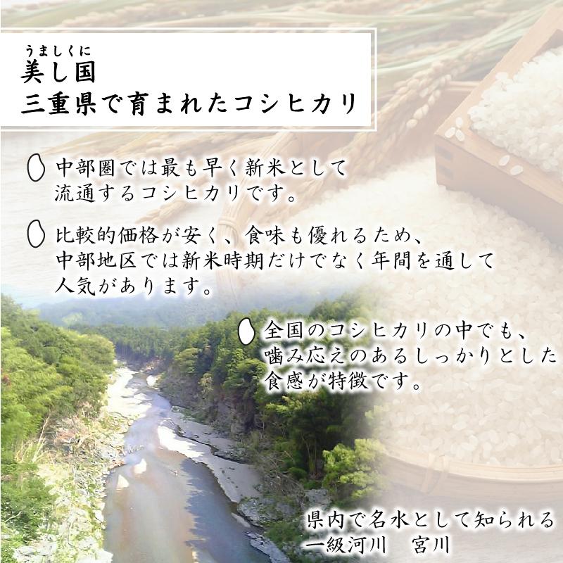 新米 無洗米 5kg 三重県産 コシヒカリ 令和5年産 多気農協 ぎんひめ限定 送料無料