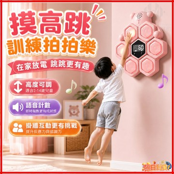 台灣隔日達 新款升級丨摸高跳訓練拍拍樂 跳高計數器 語音跳高訓練器 長高神器 拍拍樂寶寶摸高器 兒童摸高神器 助長高彈跳