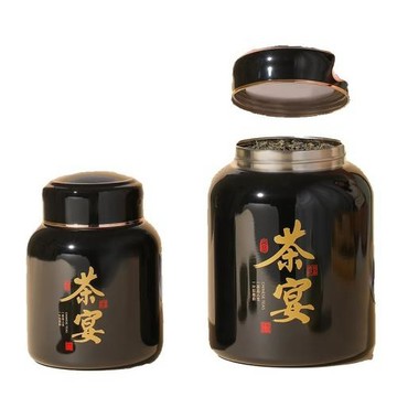 不銹鋼茶葉罐大號儲茶罐密封罐加厚防潮金屬食品級空罐子