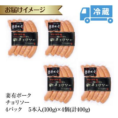 ふるさと納税 十日町市 妻有ポーク チョリソー 100g × 4個 ソーセージ ウインナー 豚肉 冷蔵 新潟県 十日町市