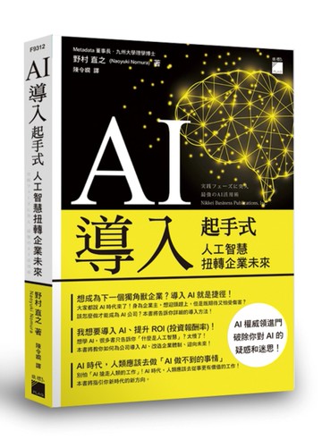 AI 導入起手式：人工智慧扭轉企業未來[二手書_近全新]