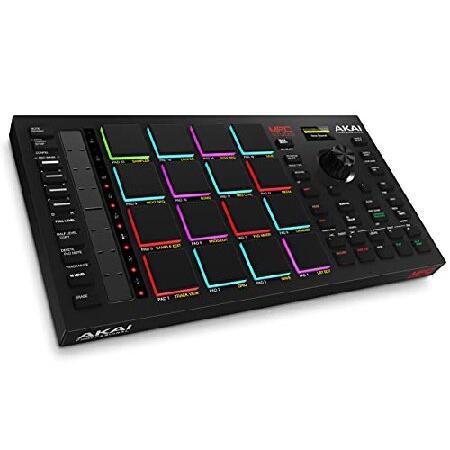 Akai Professional MIDIコントローラー RGBバックライト付きフルサイズ・ベロシティ対応・ドラムパッド16個、アサイナブル・タッチストリップ、カラー液晶ディス