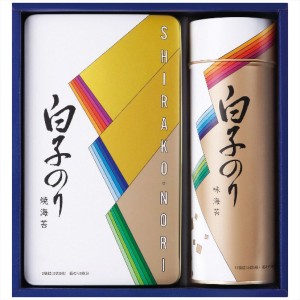 のり詰合せ〔味のり(8切5枚12袋)、焼のり(2切8枚2袋)各1缶〕※沖縄・離島配送不可