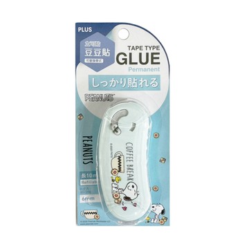 【限量商品售完為止】PLUS 普樂士 史努比魔豆54-678 豆豆彩貼/豆豆貼/立可貼 6mm*10m TG-1111-SS-TW(NOD)