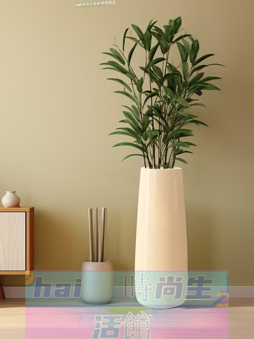 免運 可開發票 玻璃花瓶 特大號花瓶玻璃透明超大超高大號落地大型高筒馬醉木高款插花長枝