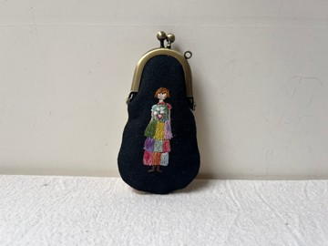 fingirl1000-一股刺繡印章口金包1000枚女子展