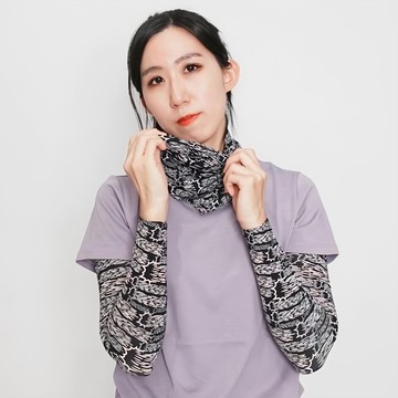 MEGA 美高 成人防曬涼感圖騰袖套  超人力霸王 哉佩利敖光線