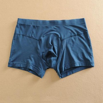 有致專柜正品 新款內衣莫代爾內褲男款平角中腰U凸柔軟四角褲衩