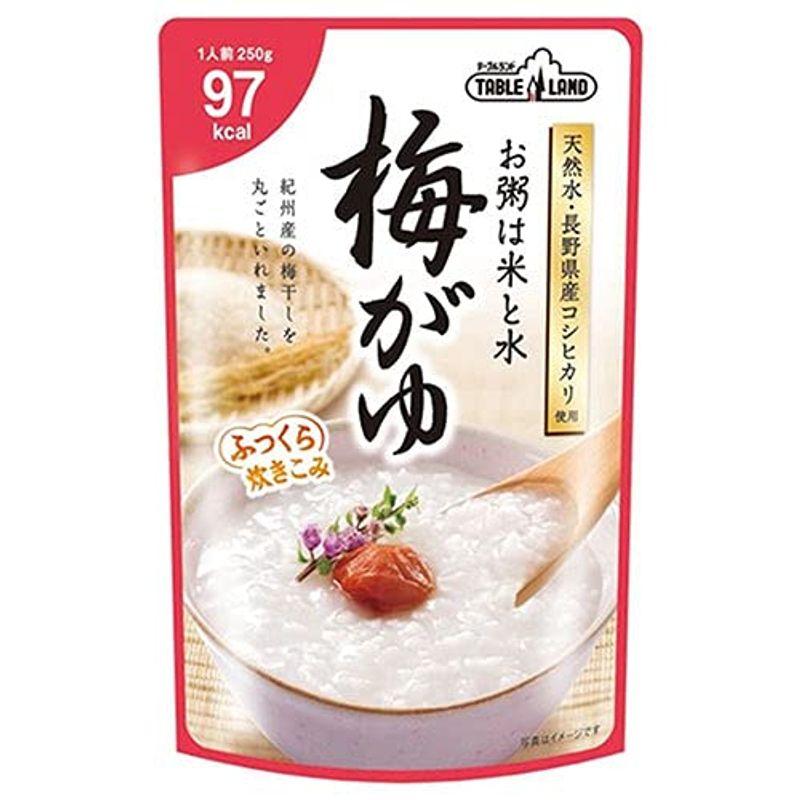 丸善食品工業 テーブルランド 梅がゆ 250gパウチ×24(12×2)袋入