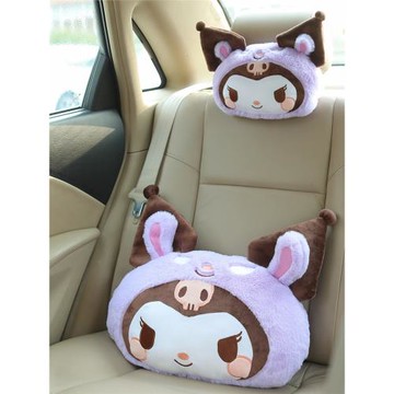 卡通可愛變身庫洛米抱枕小惡魔靠墊女生抱睡辦公室午休趴睡枕頭