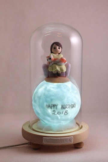 客製人像星球物語燈 , 一份最貼心的情人節禮物