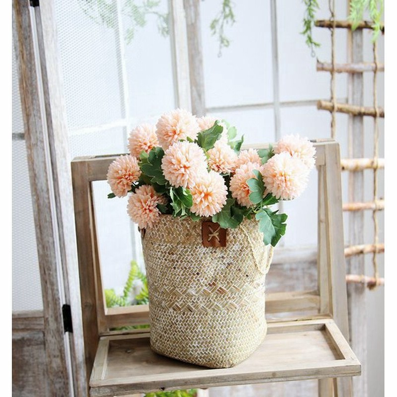 花かご 生け花 ラタン製 部屋 室内 北欧 ドライフラワー 花籠 ドラム 籐鉢カバー おしゃれ フラワー フラワーバスケット 飾り ナチュラル 雑貨 インテリア 通販 Lineポイント最大0 5 Get Lineショッピング